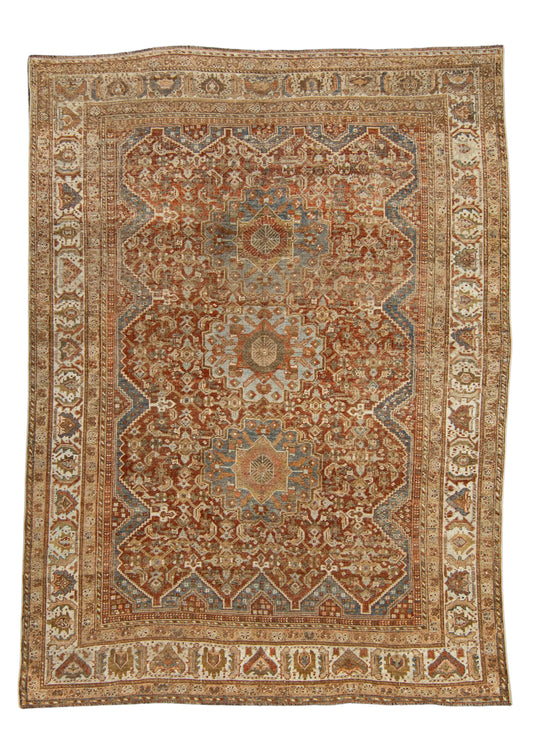Turkish Antique Runner Rug 7' x 9'7" #23670