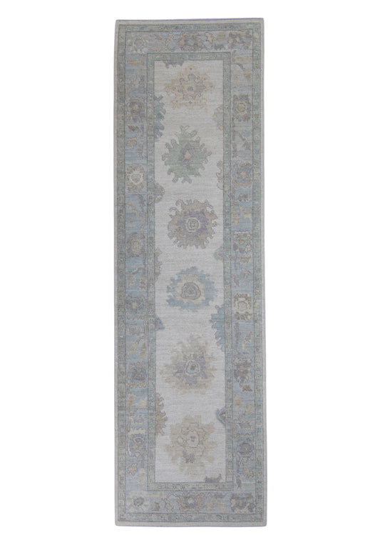 Turkish Oushak Runner Rug 3' x 10'1" #16279