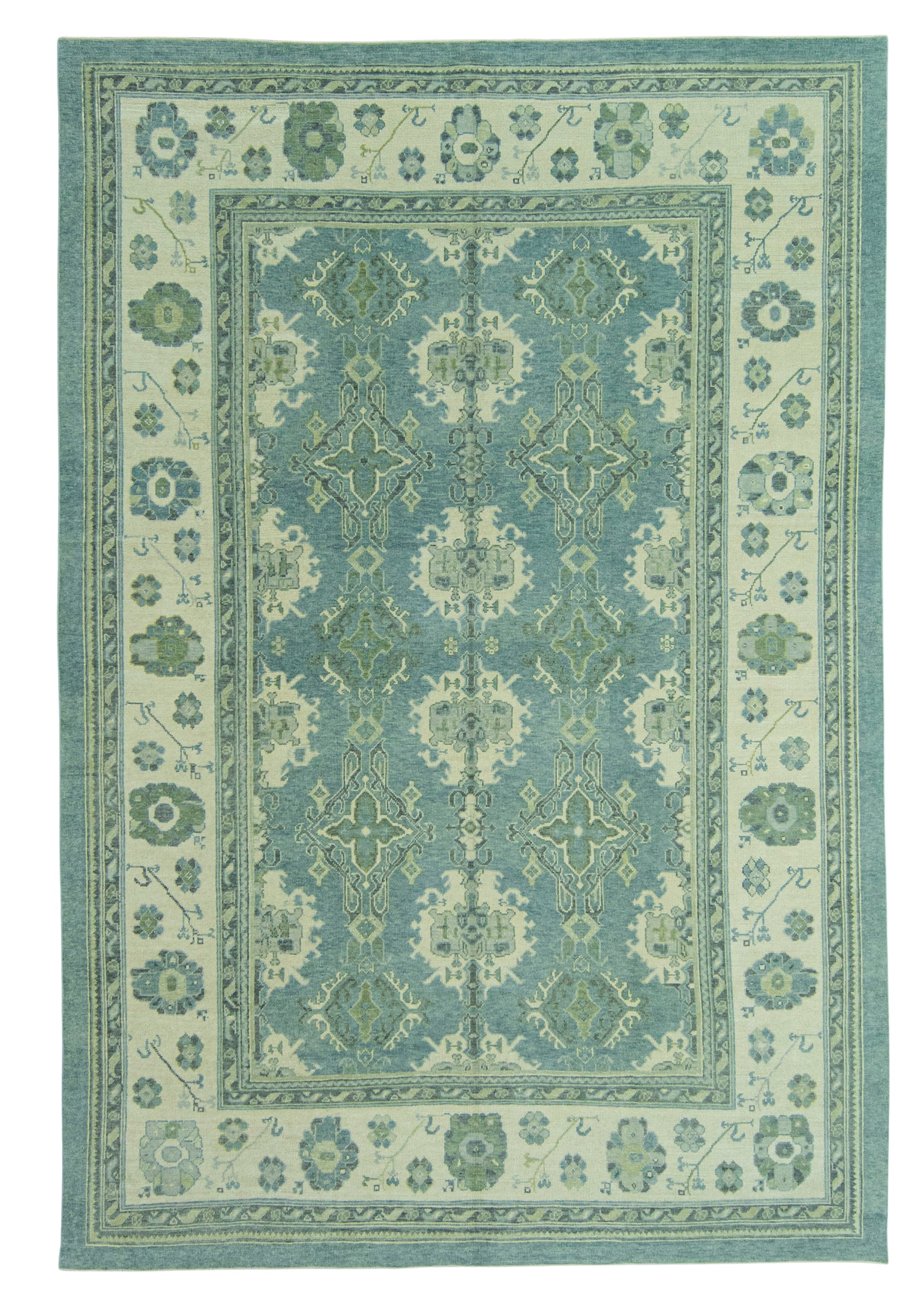 Turkish Oushak Rug 10'2" x 15'1" #19336