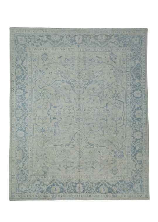 Handwoven Oushak Rug 7'10" x 9'7" #17406