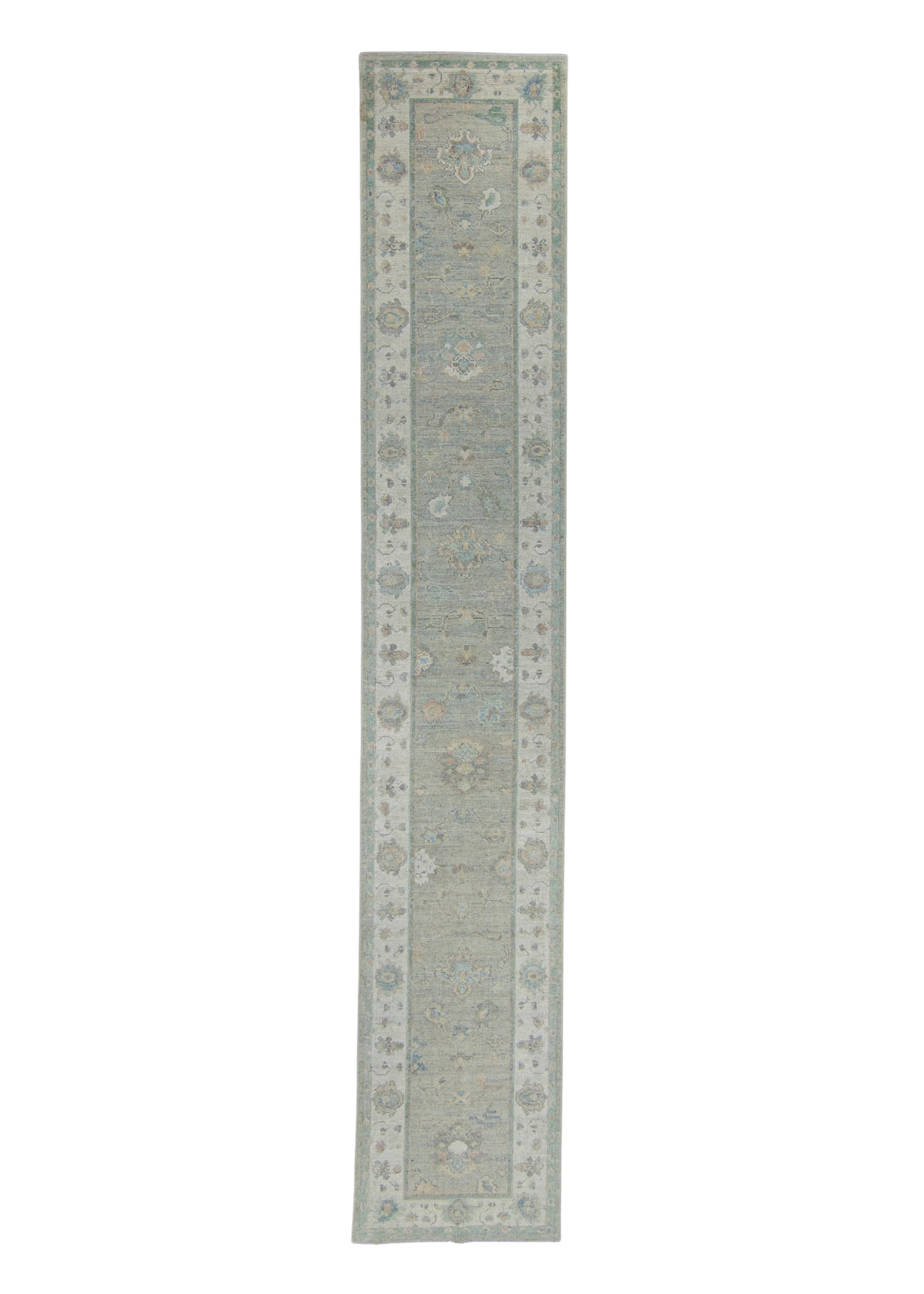 Turkish Oushak Runner Rug 2'10" x 15'11" #17913