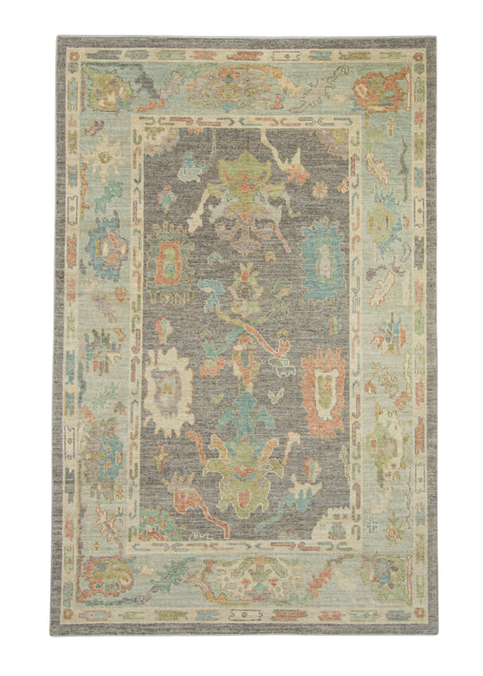 Turkish Oushak Rug 6'1" x 9'4" #16103
