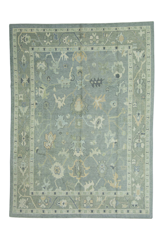 Turkish Oushak Rug 8'11" x 12'1" #17942
