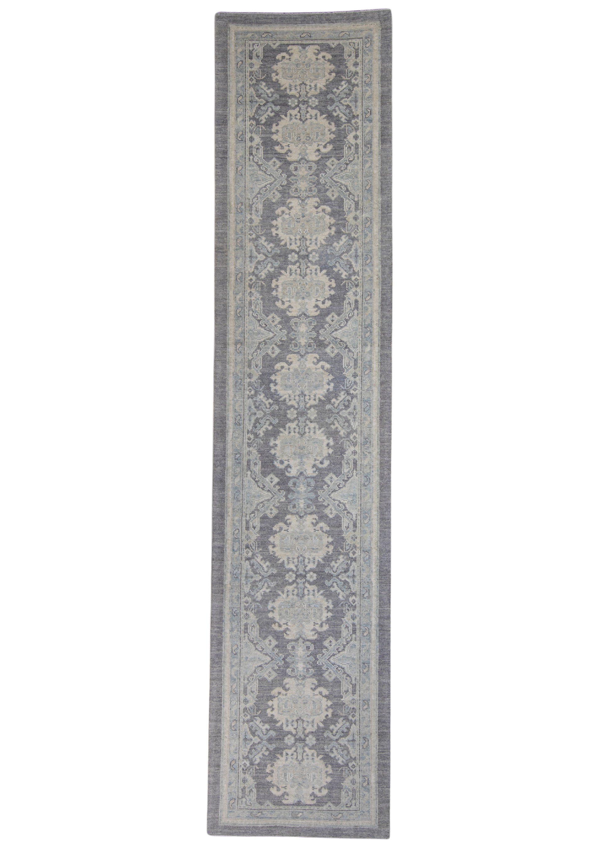 Turkish Oushak Runner Rug 3'1" x 13'9" #16223