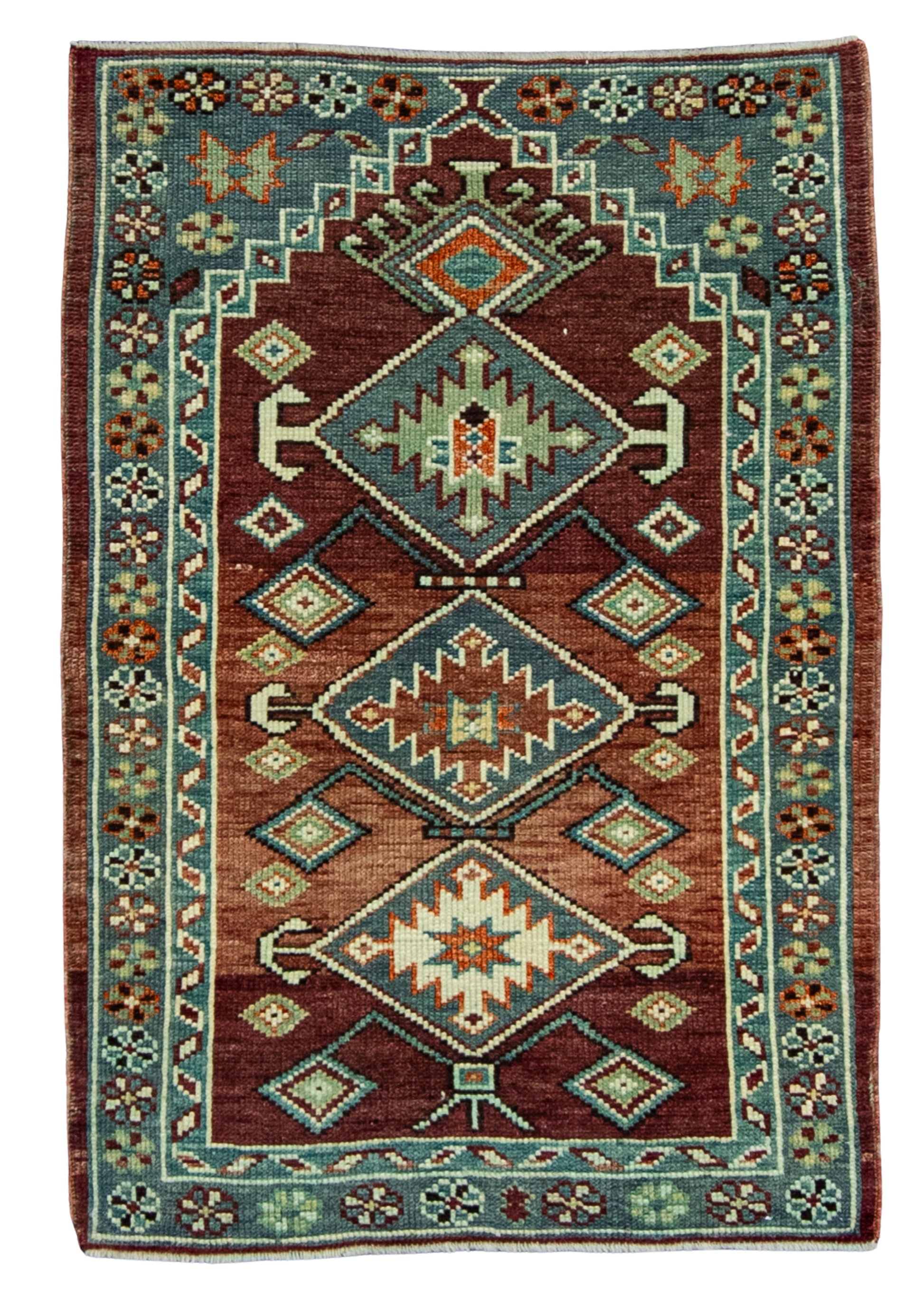 Turkish Vintage Rug  2'5" x 3'5" #21401