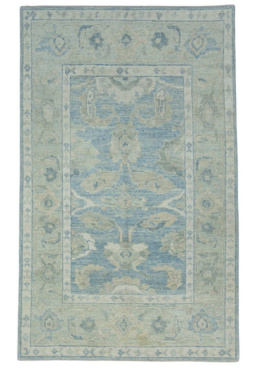 Turkish Oushak Rug 4' x 6'5" #17829