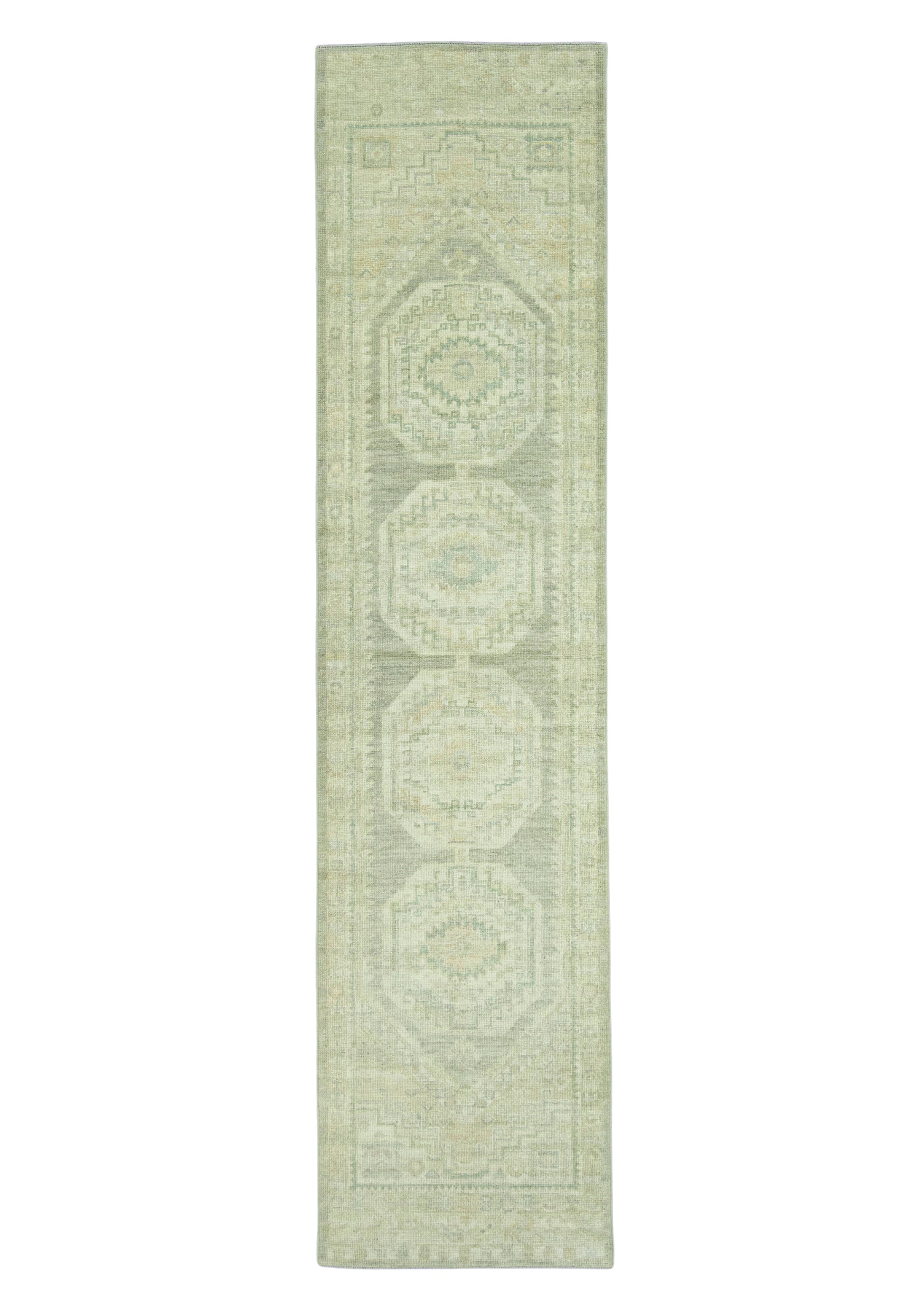 Turkish Oushak Rug 3' x 12'5" #19339