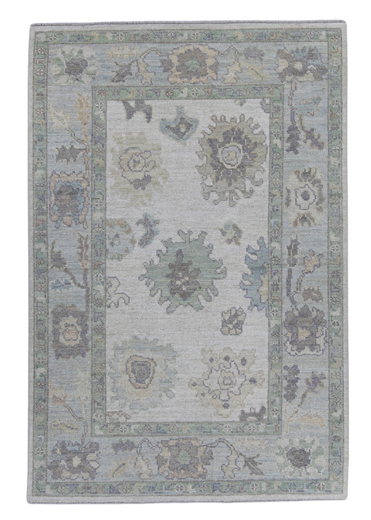 Turkish Oushak Rug 4'1" x 6' #16054