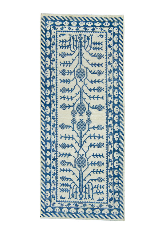 Turkish Oushak Rug 3' x 7'2" #17070