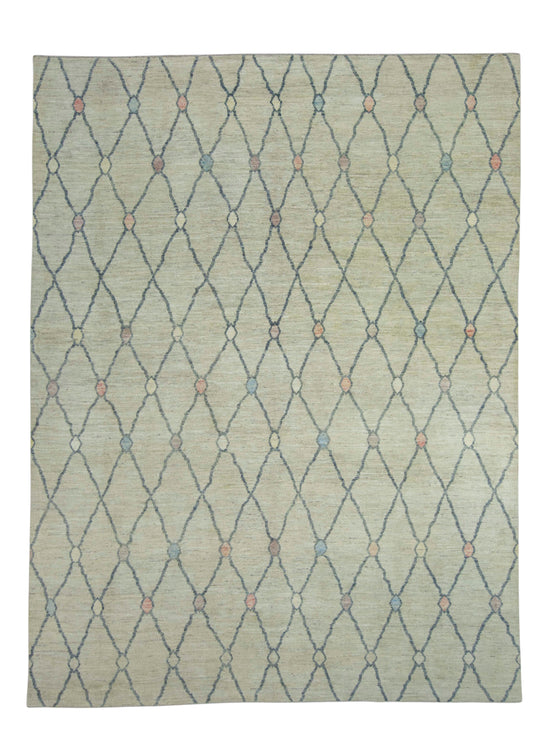 Turkish Oushak Rug 9'1" x 12' #18502