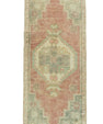 Turkish Mini Rug Oriental Hand Knotted Vintage Rug 1'7" x 3'6" #20742