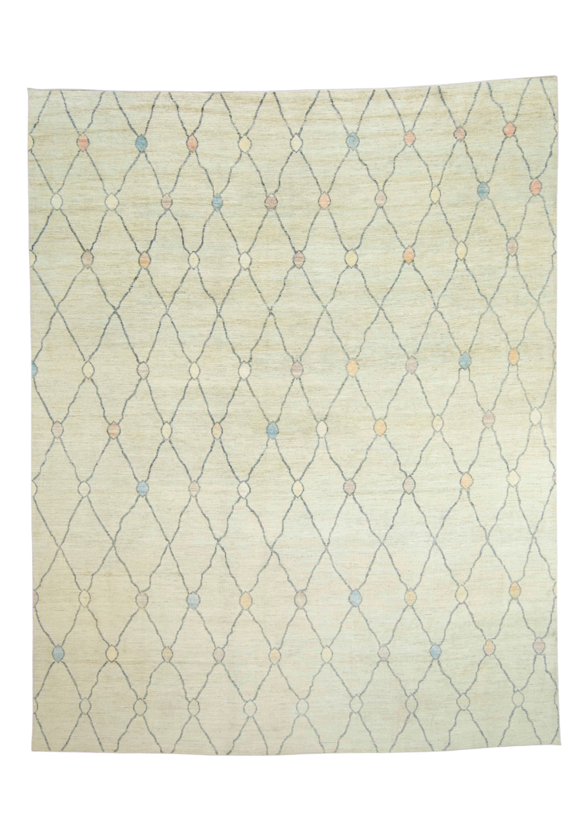 Turkish Oushak Rug 12'5" x 15'6" #18674
