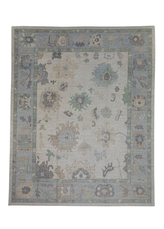 Turkish Oushak Rug 12'4" x 15'4" #16148