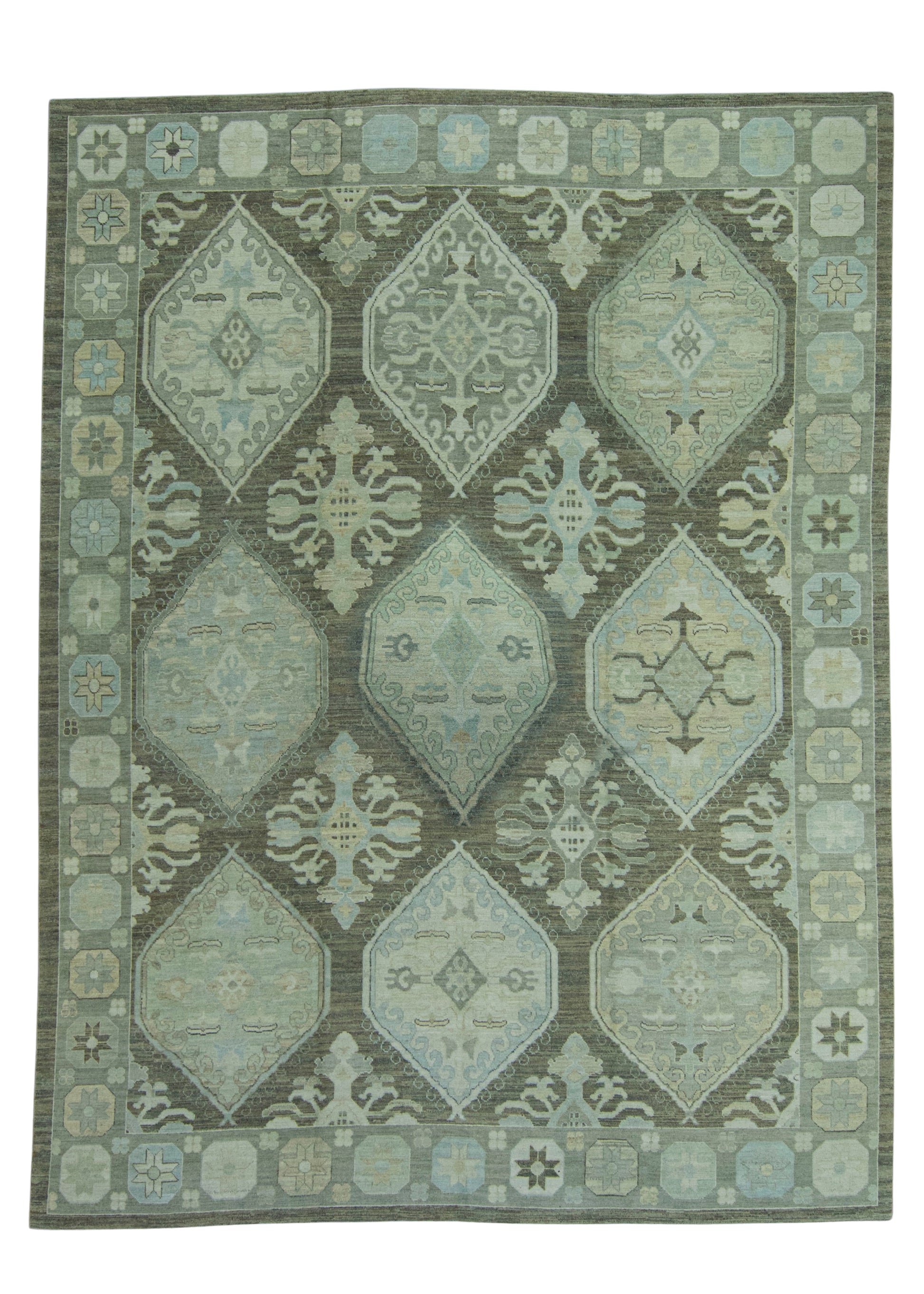 Turkish Oushak Rug 12'2" x 16'1" #8386