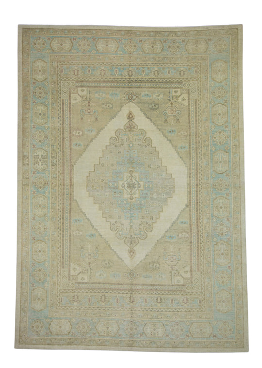 Turkish Oushak Antique Look Rug 10'5" x 14'9" #16855