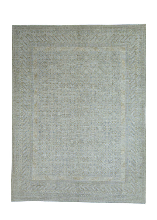 Handwoven Oushak Rug 10'2" x 13'6" #17702