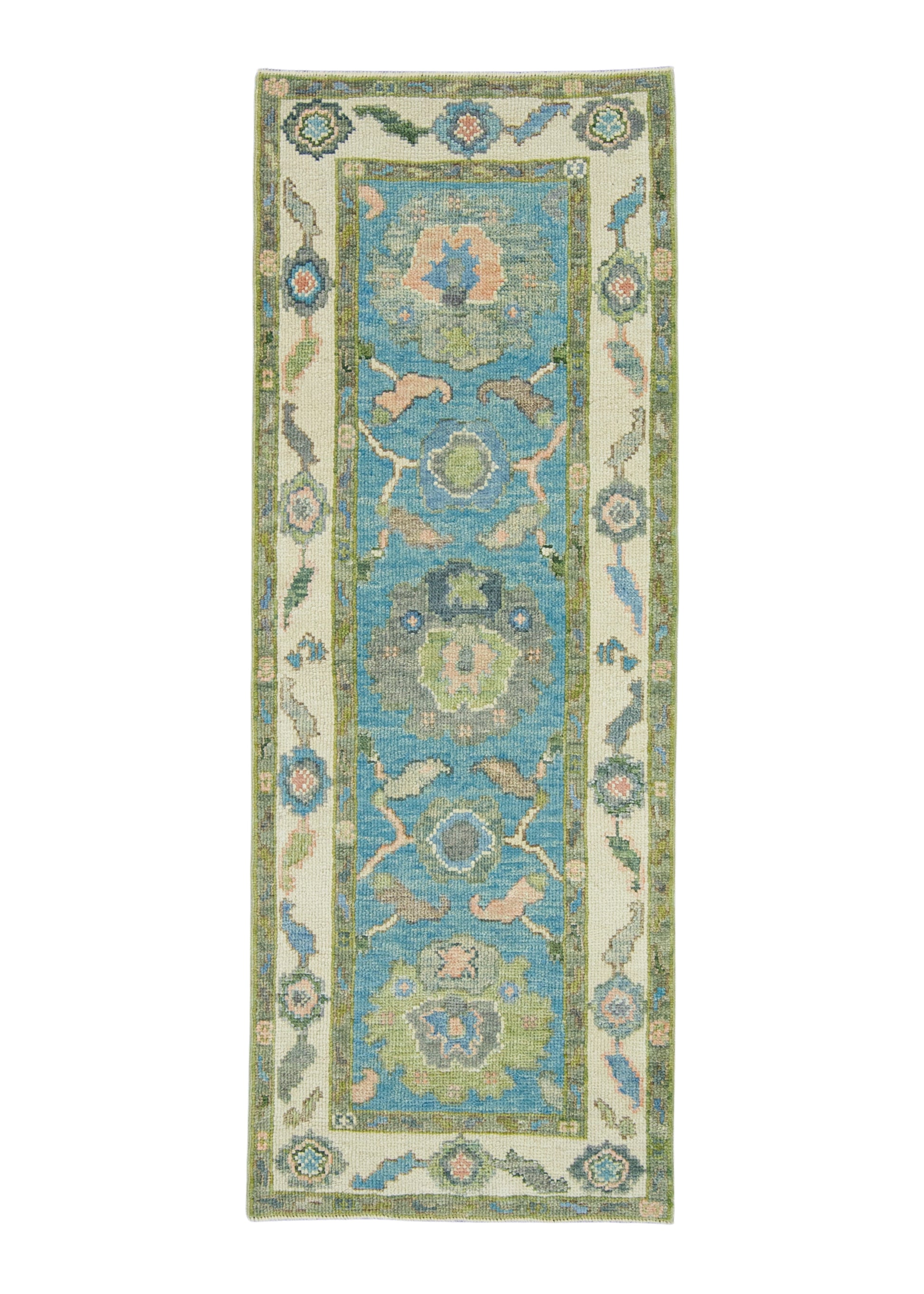 Turkish Oushak Runner Rug 2'2" x 5'11" #17171