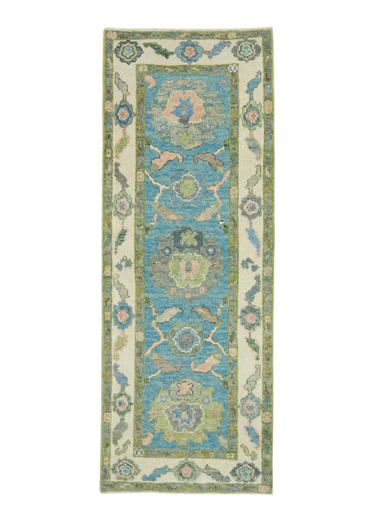 Turkish Oushak Runner Rug 2'2" x 5'11" #17171