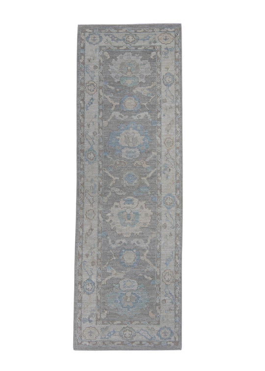 Turkish Oushak Runner Rug 2'9" x 8'3" #16275