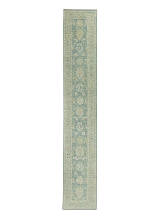 Turkish Oushak Runner Rug 2'10" x 16'3" #17841