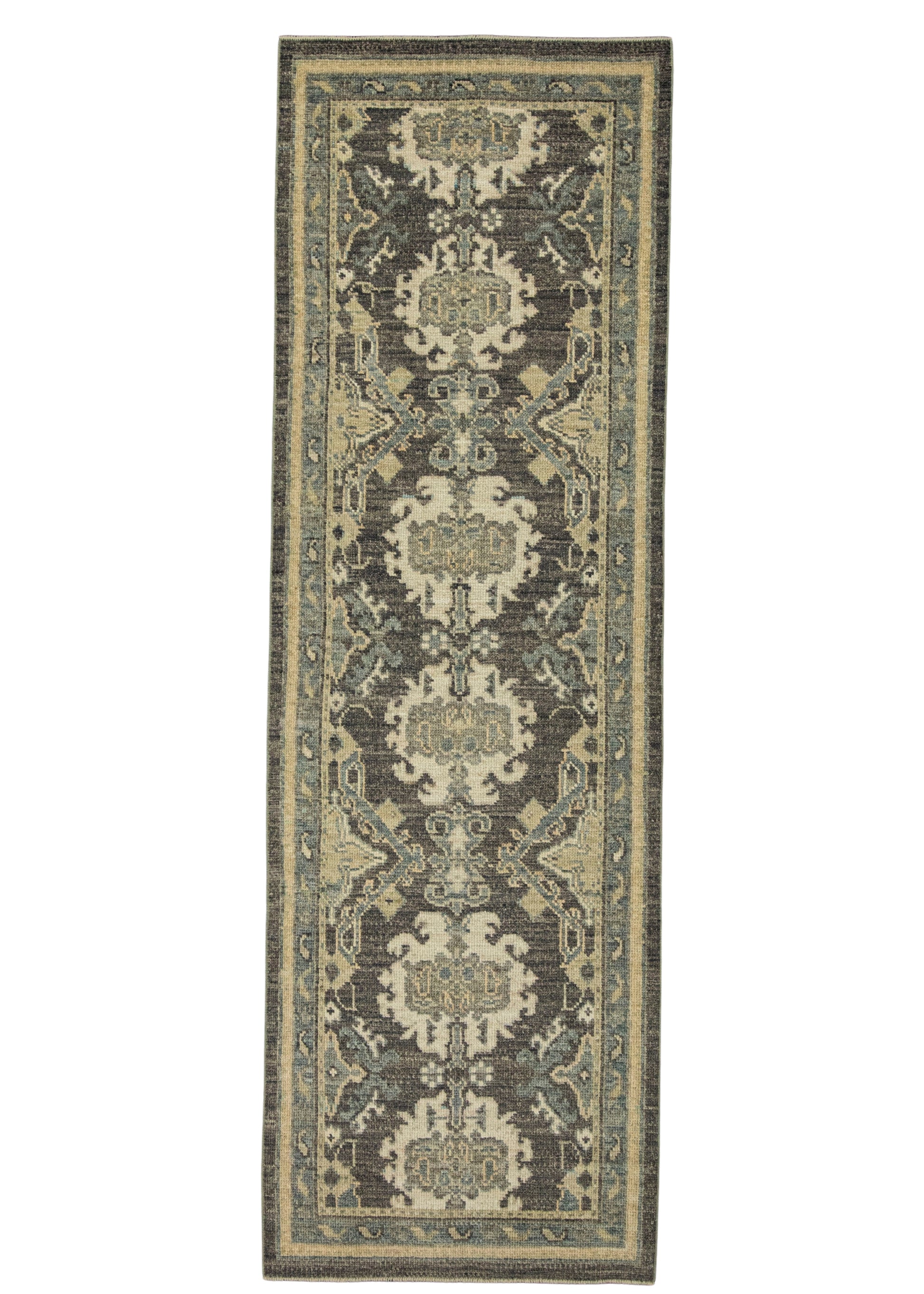 Turkish Oushak Rug 2'9" x 8'7" #20229