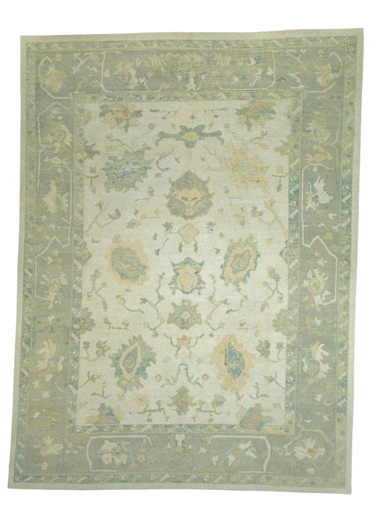 Turkish Oushak Rug 10'6" x 14'1" #18548