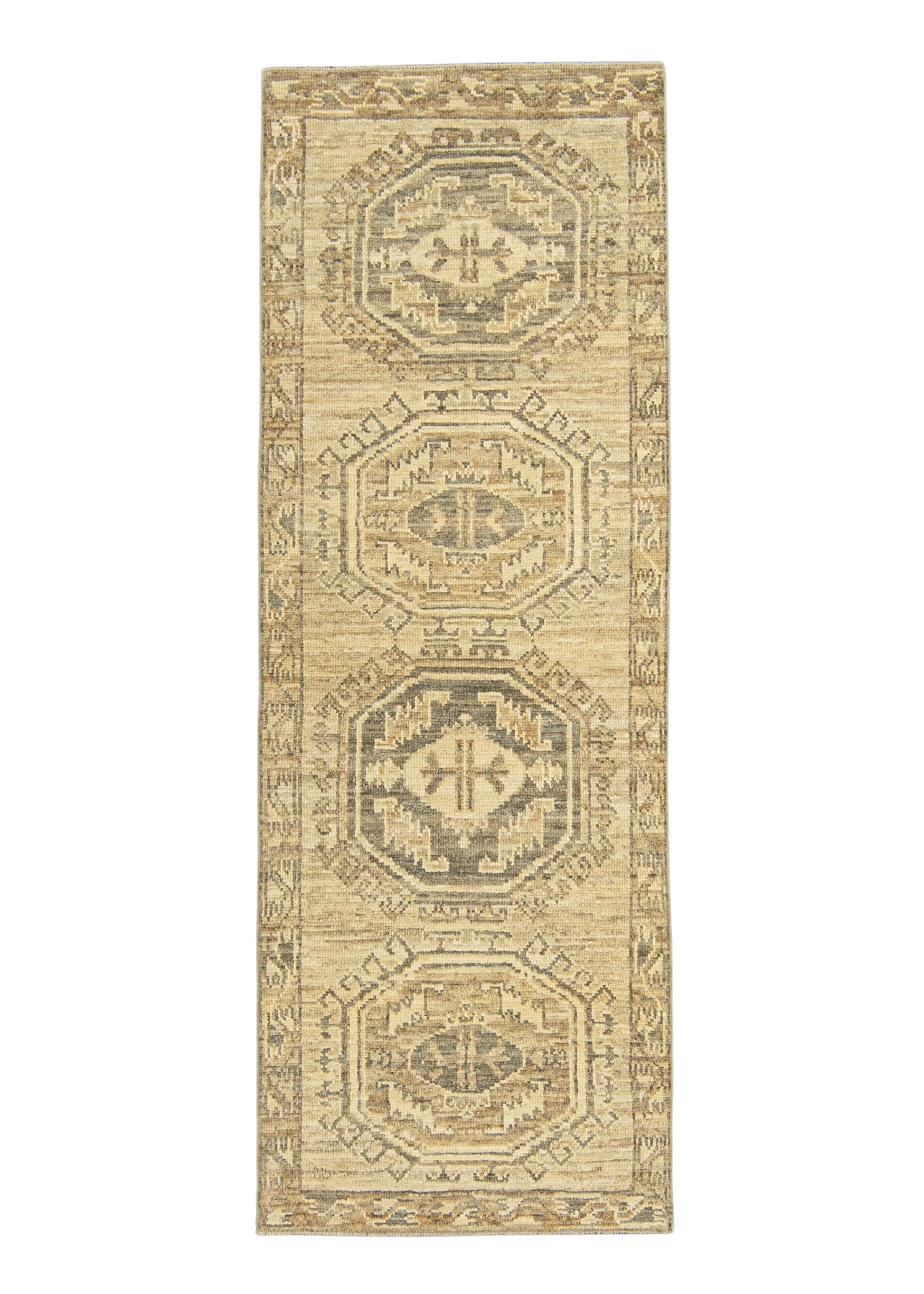 Turkish Oushak Rug 2'8" x 7'6" #23020