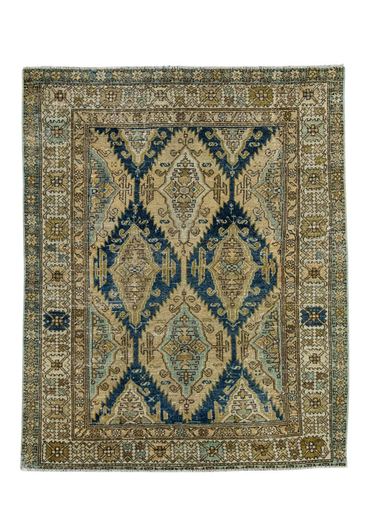 Turkish Vintage Rug 3'11" x 4'10" #17905
