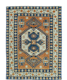 Turkish Vintage Rug 4'5" x 5'9" #20782