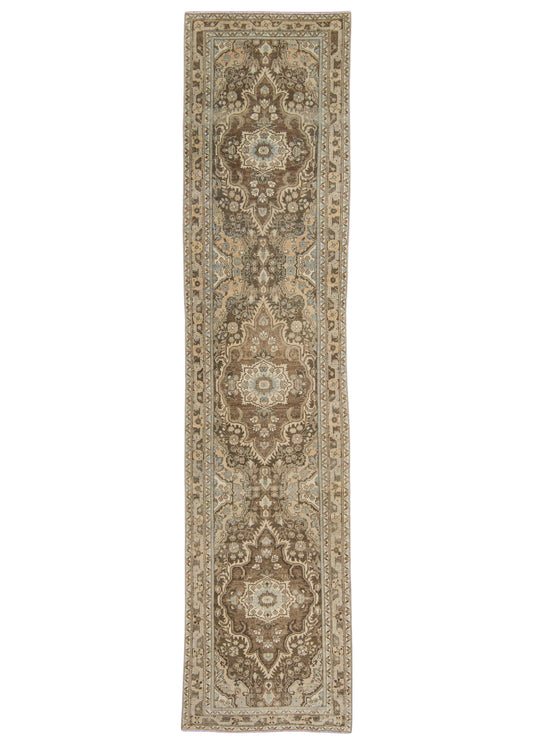 Turkish Anatolian Runner Rug 2'11" x 12'9" #22292