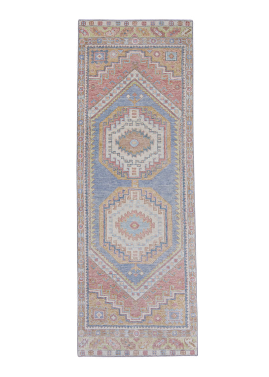 Turkish Oushak Runner Rug 2'11" x 8'4" #16558
