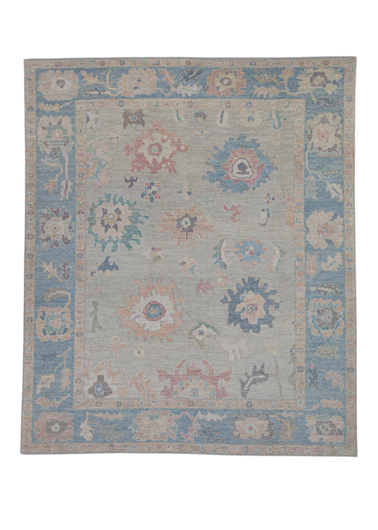 Turkish Oushak Rug 8'6" x 10'1" #16118