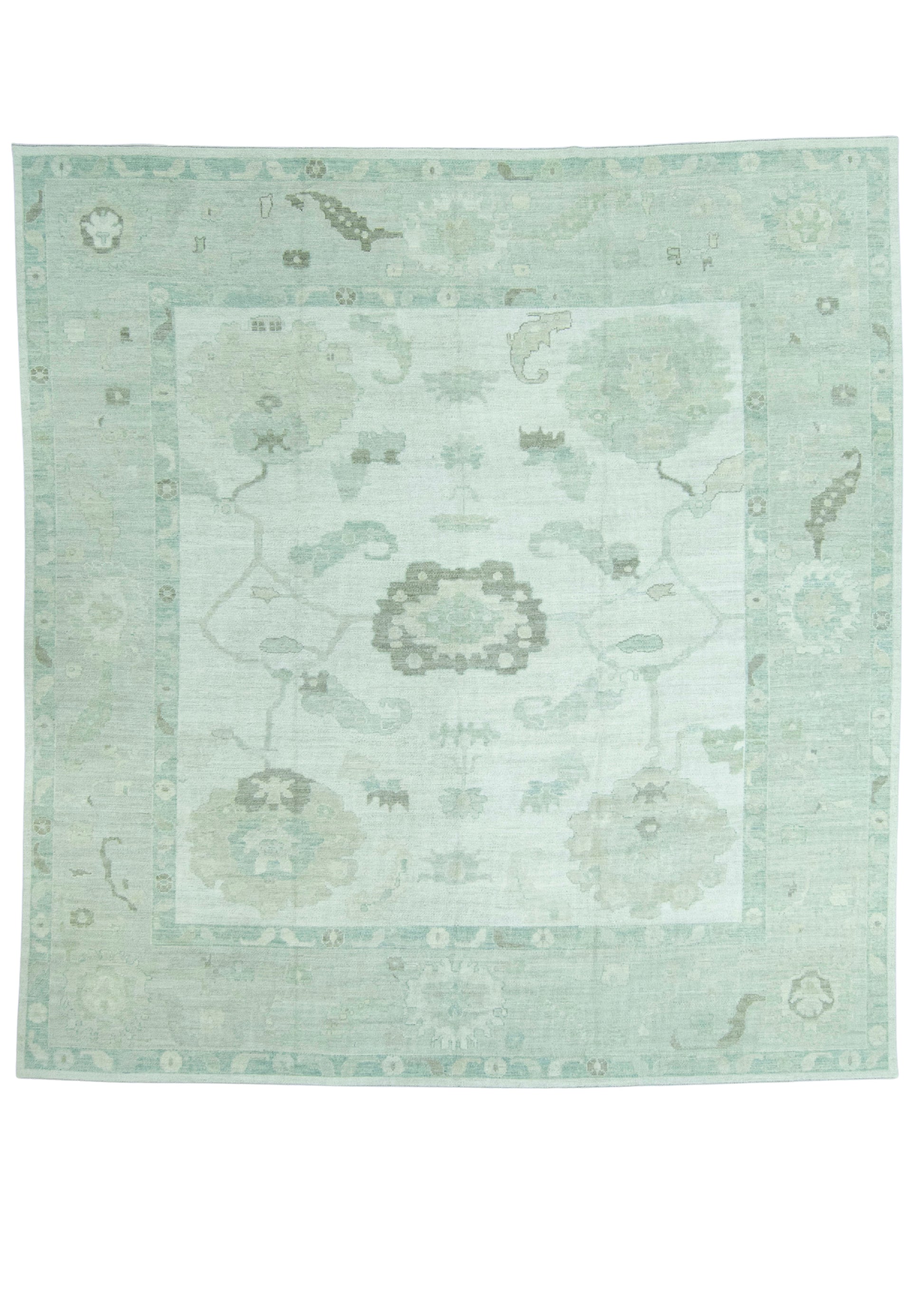 Turkish Oushak Rug 11'7" x 12'4" #19382