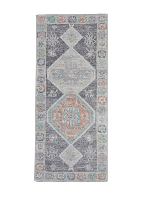 Turkish Oushak Rug 2'11" x 6'9" #16325