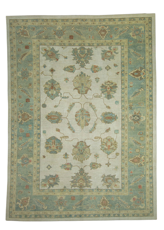 Turkish Oushak Rug 9'10" x 13'7" #18558