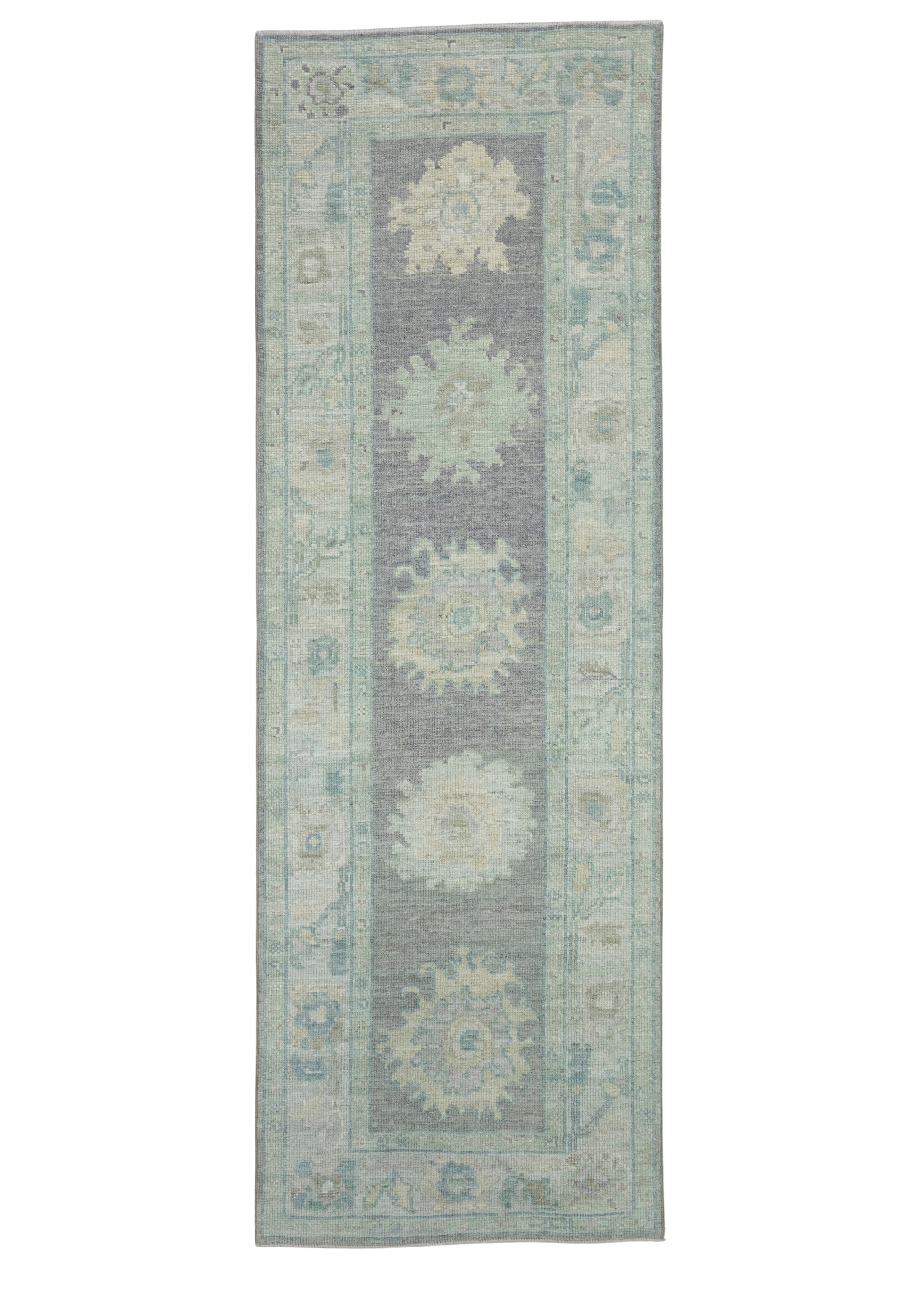 Turkish Oushak Runner Rug 2'11" x 8'7" #17458