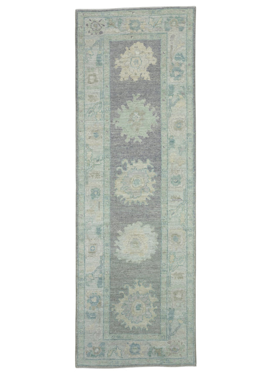 Turkish Oushak Runner Rug 2'11" x 8'7" #17458