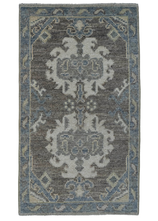 Turkish Oushak Rug 1'11" x 3'3" #19469