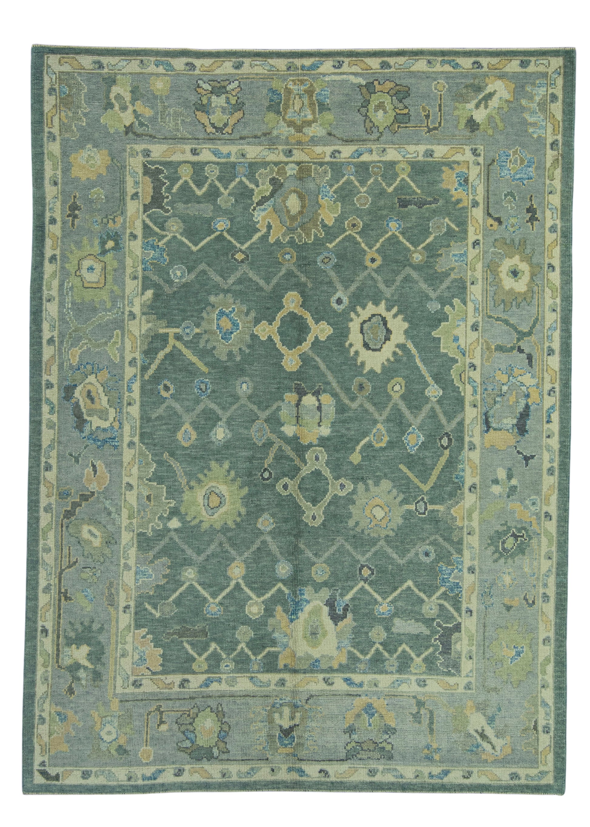Turkish Oushak Rug 6'7" x 9' #19060