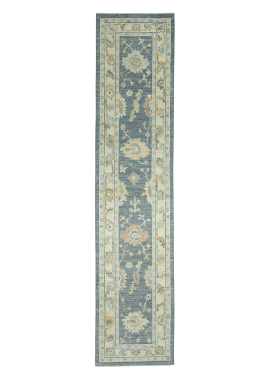 Turkish Oushak Runner Rug 2'8" x 12'1" #17286