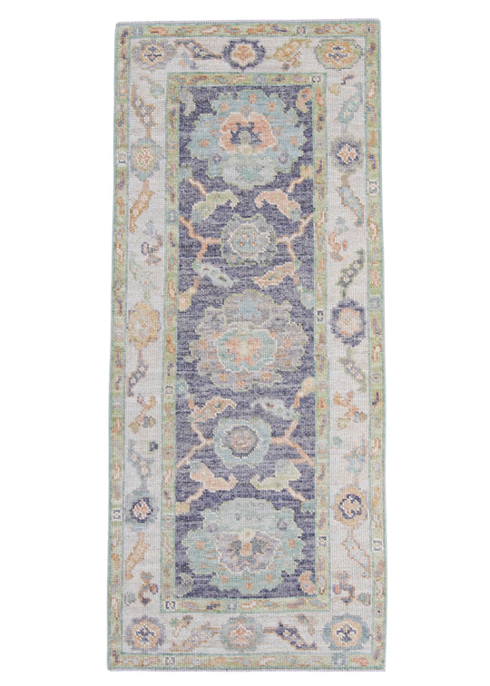 Turkish Oushak Rug 2'6" x 5'11" #16546