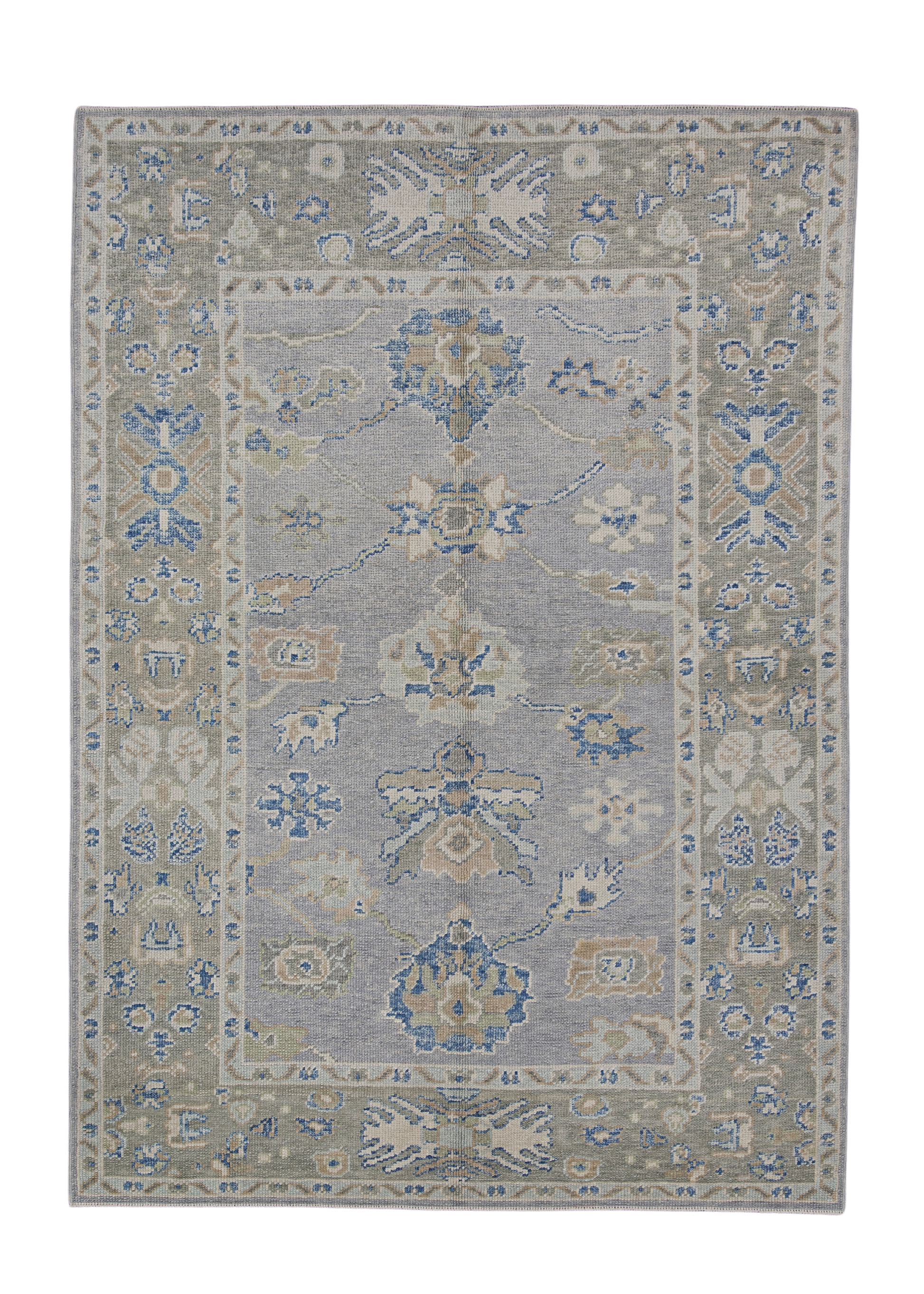 Turkish Oushak Rug 5'1" x 7'2" #11943