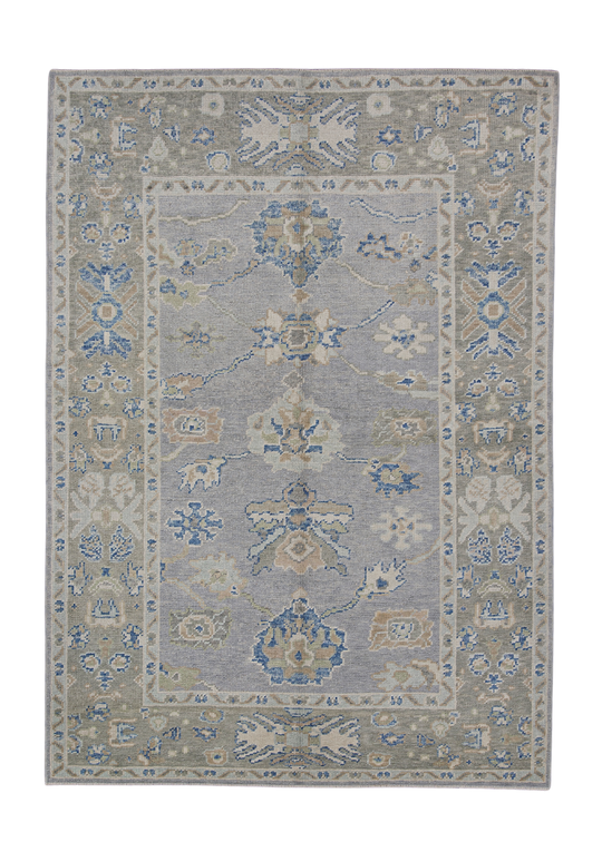 Turkish Oushak Rug 5'1" x 7'2" #11943