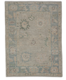 Turkish Oushak Rug 4'2" x 5'6" #11801