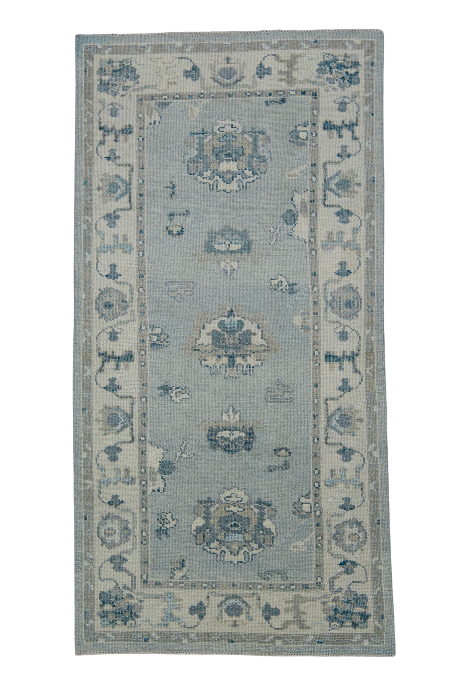 Turkish Oushak Rug 3'11" x 7'8" #7974