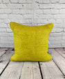 20 x 20 Hemp Pillow Turkish Cushion Natural Green Pillow Cushion Cover #6316