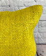 20 x 20 Hemp Pillow Turkish Cushion Natural Green Pillow Cushion Cover #6318