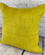20 x 20 Hemp Pillow Turkish Cushion Natural Green Pillow Cushion Cover #6321
