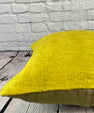 20 x 20 Hemp Pillow Turkish Cushion Natural Green Pillow Cushion Cover #6319