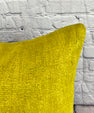 20 x 20 Hemp Pillow Turkish Cushion Natural Green Pillow Cushion Cover #6304